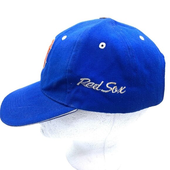 Boston Red Sox Royal Blue Embroidered Logo Baseball Cap Fitted Hat Adjustable - Picture 5 of 8